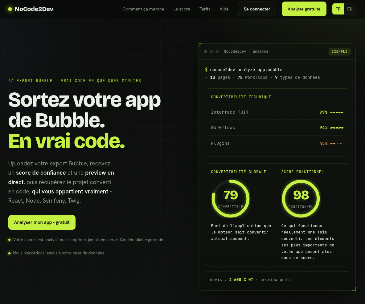 NoCode2Dev
